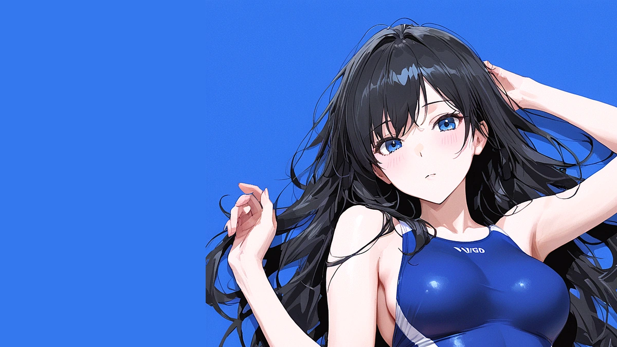 サラのスク水イラスト